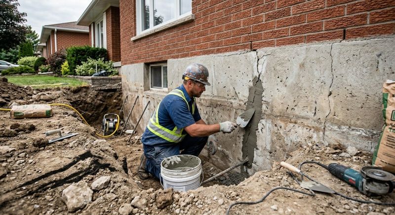 Basement Foundation Repair in Barrington, RI