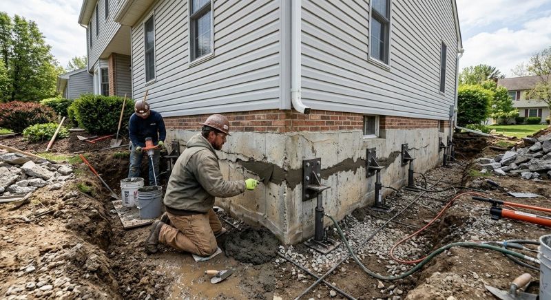 Basement Foundation Repair in Bristol, RI