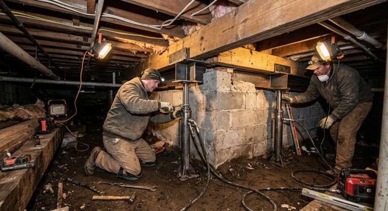 Basement Foundation Repair in Holbrook, MA