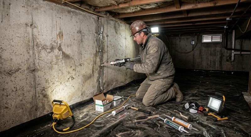 Basement Foundation Repair in Holbrook, MA