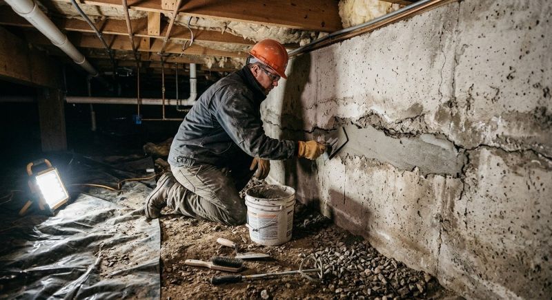 Basement Foundation Repair in Holbrook, MA