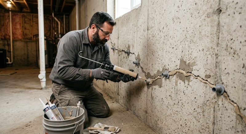 Basement Foundation Repair in Holbrook, MA