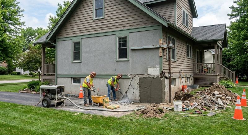 Building Foundation Repair in Milford, MA