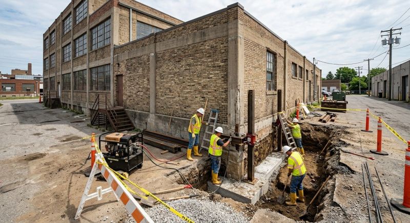 Building Foundation Repair in Providence County, RI