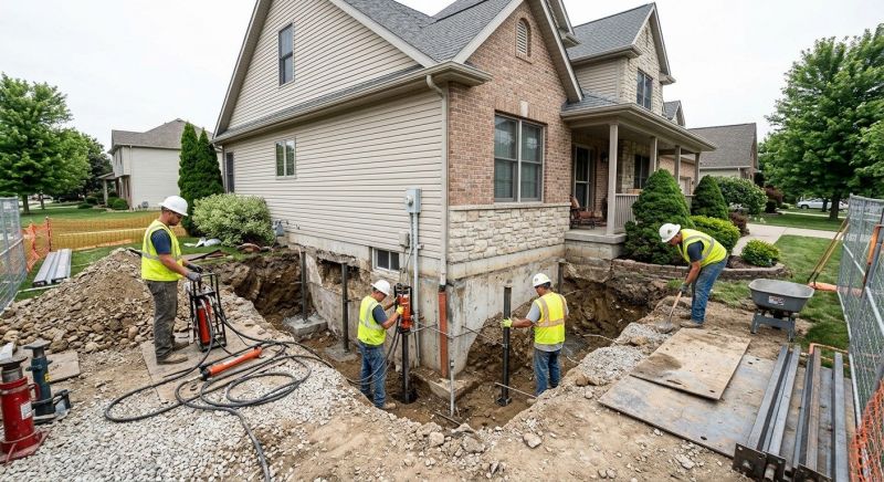 Building Foundation Repair in South Easton, MA