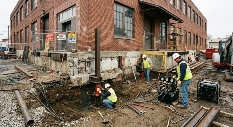 Building Foundation Repair in Warren, RI