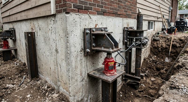 Concrete Foundation Leveling in Bellingham, MA