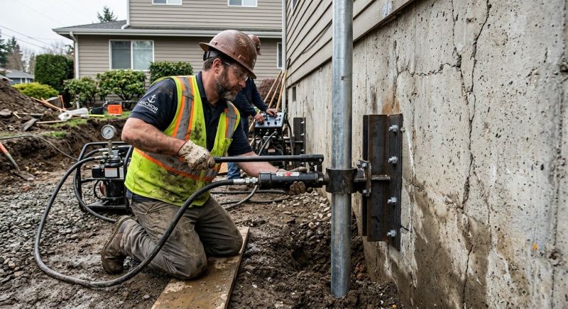 Concrete Foundation Leveling in East Weymouth, MA