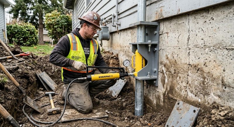 Concrete Foundation Leveling in Johnston, RI