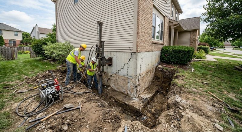 Concrete Foundation Repair in Canton, MA