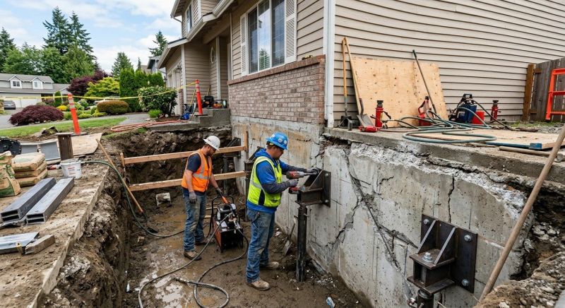 Concrete Foundation Repair in Canton, MA