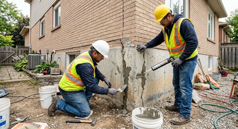 Concrete Foundation Repair in East Taunton, MA