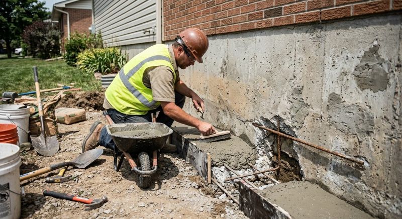 Concrete Foundation Repair in Foxboro, MA