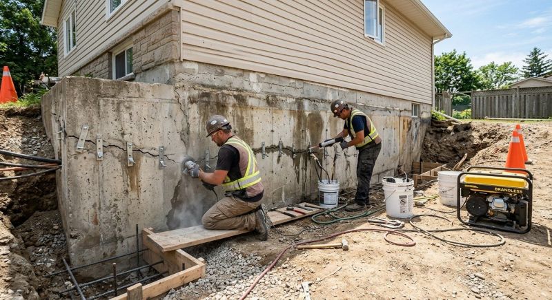 Concrete Foundation Repair in Natick, MA