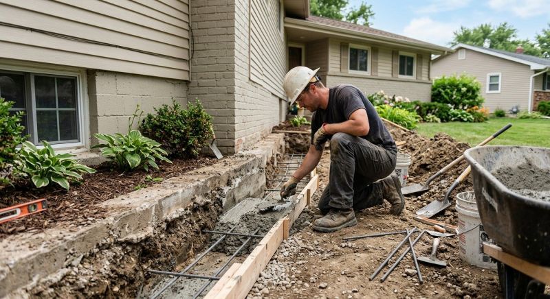 Concrete Foundation Repair in Stoughton, MA