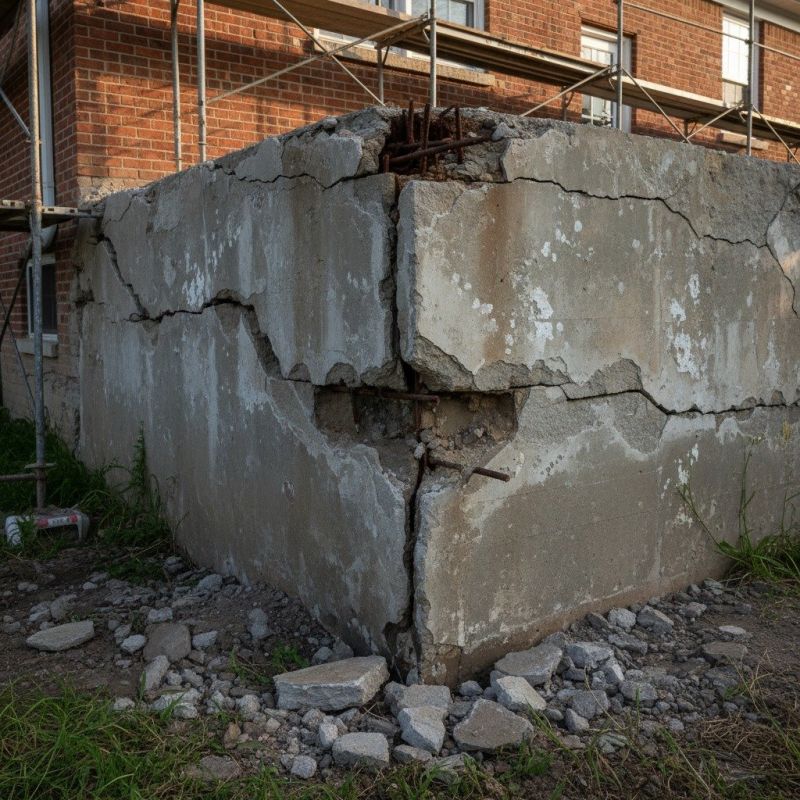 Cracked Foundation Repair in Lakeville, MA