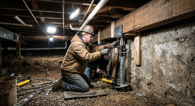 Crawlspace Foundation Repair in Attleboro, MA