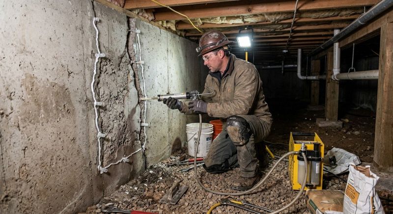 Crawlspace Foundation Repair in Barrington, RI