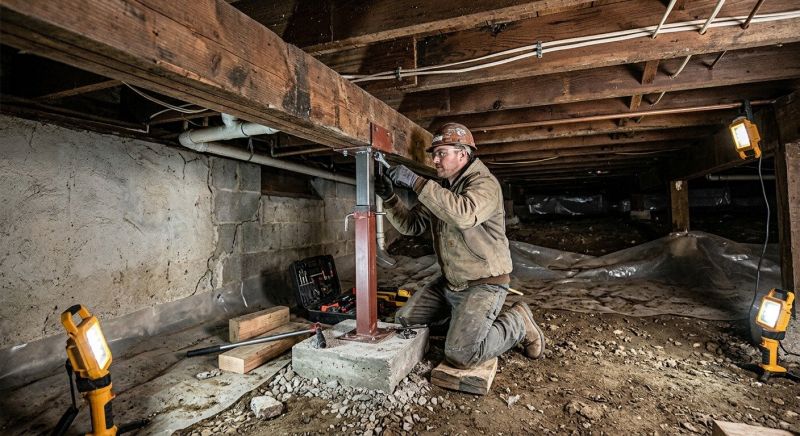 Crawlspace Foundation Repair in Framingham, MA