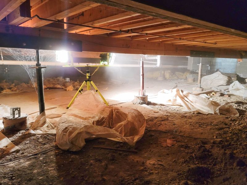 Crawlspace Foundation Repair in Middleboro, MA