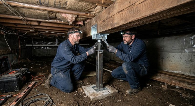 Crawlspace Foundation Repair in Milford, MA