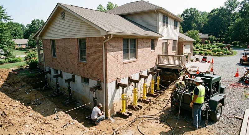 Foundation Jacking in Brighton, MA