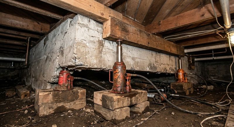 Foundation Jacking in Bristol County, RI