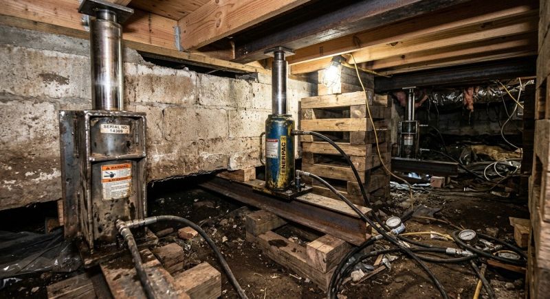 Foundation Jacking in East Bridgewater, MA