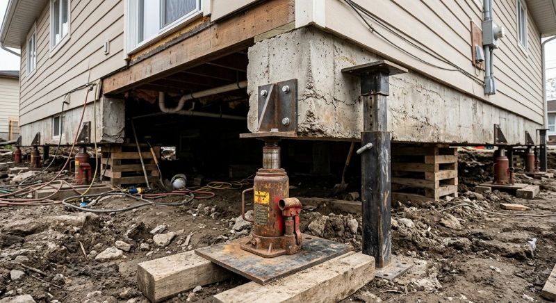 Foundation Jacking in Framingham, MA
