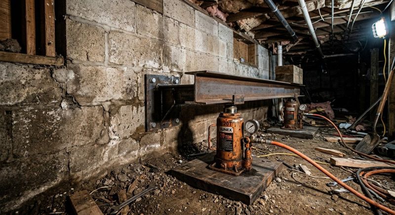 Foundation Jacking in Holliston, MA