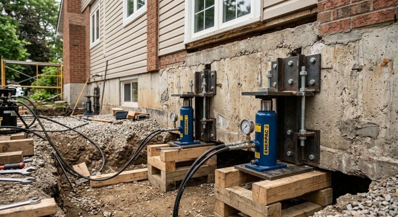 Foundation Jacking in Medfield, MA