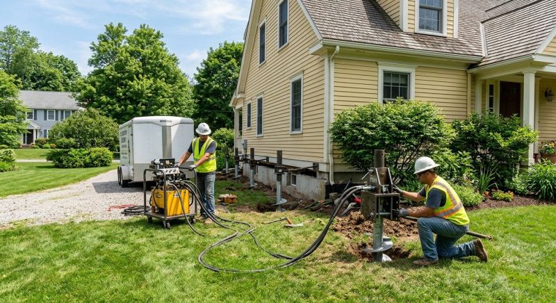 Foundation Lifting in Cranston, RI