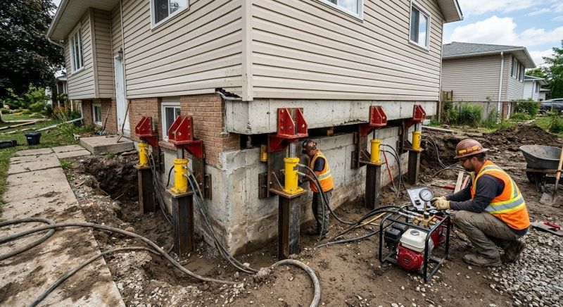 Foundation Lifting in East Providence, RI