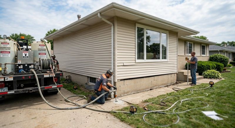 Foundation Lifting in Providence County, RI
