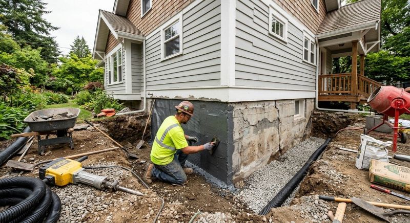 Foundation Renovation in Mansfield, MA