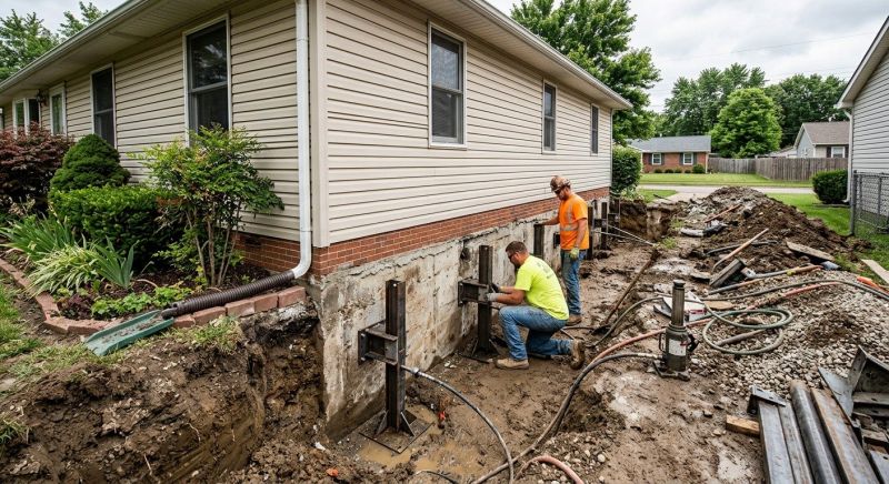 Foundation Stabilizing in Bellingham, MA