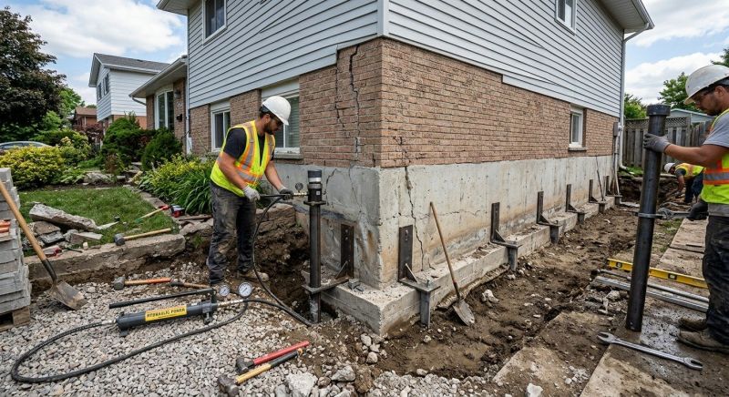 Foundation Stabilizing in Canton, MA