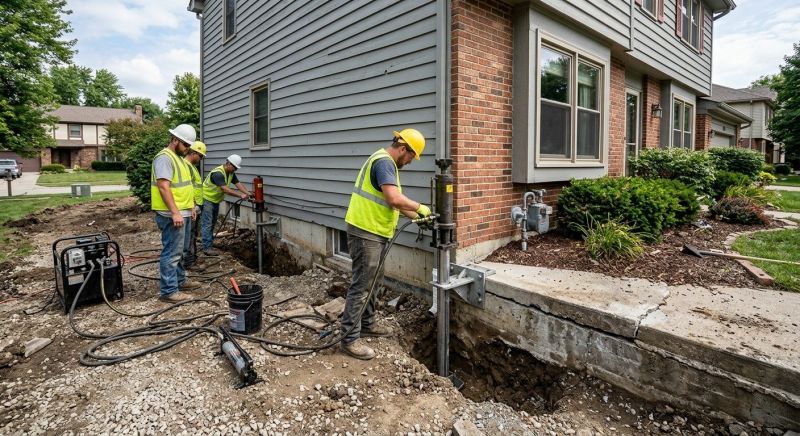 Foundation Stabilizing in South Easton, MA
