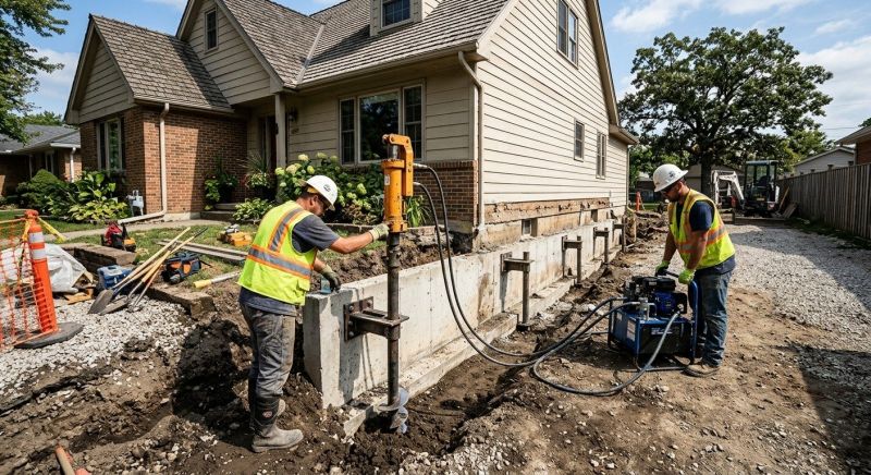 Foundation Stabilizing in West Bridgewater, MA