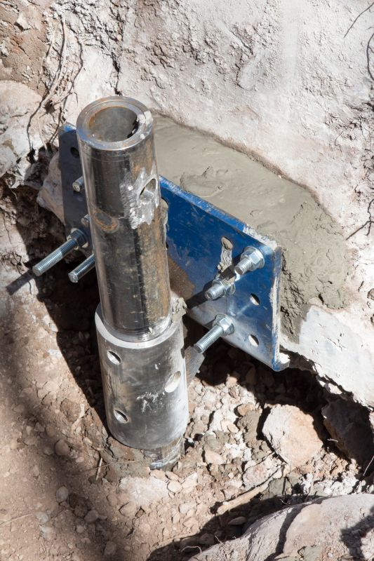 Helical Piers Installation in Mansfield, MA
