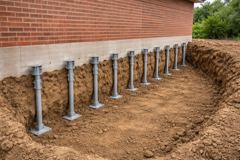 Helical Pile Installation in Mansfield, MA