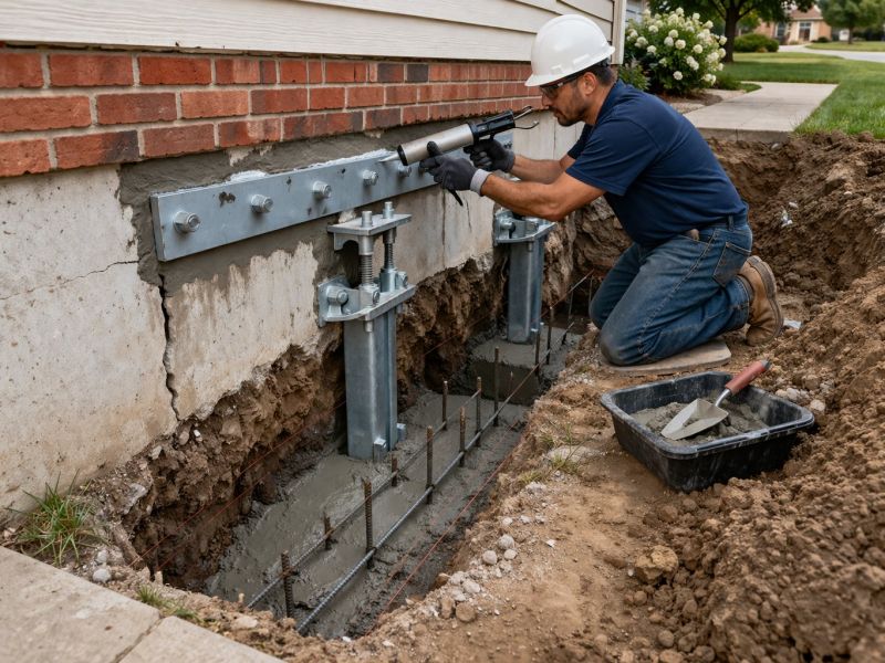 Home Foundation Repair in Oakland, RI