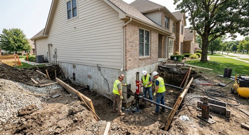 House Foundation Repair in Ashland, MA