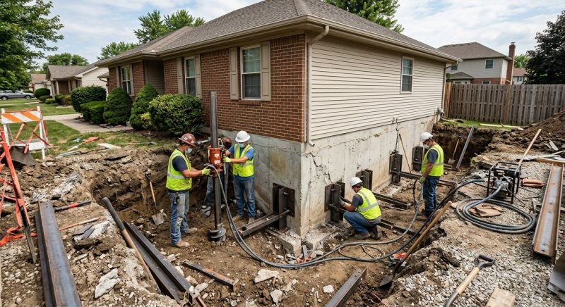 House Foundation Repair in Ashland, MA