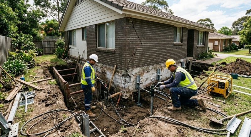 House Foundation Repair in Ashland, MA