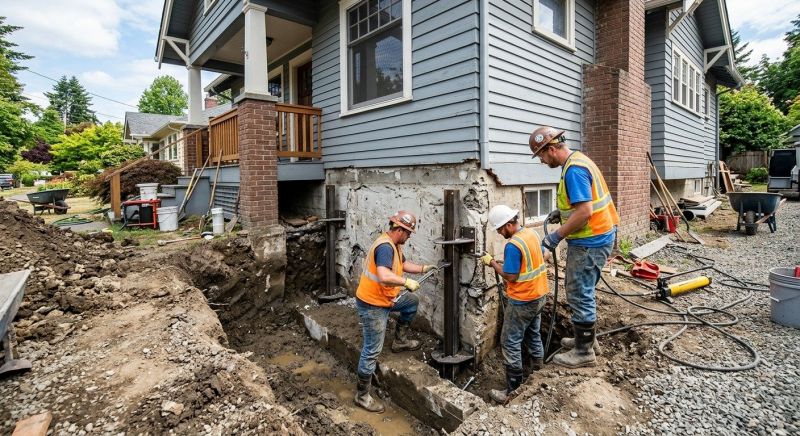 House Foundation Repair in Ashland, MA