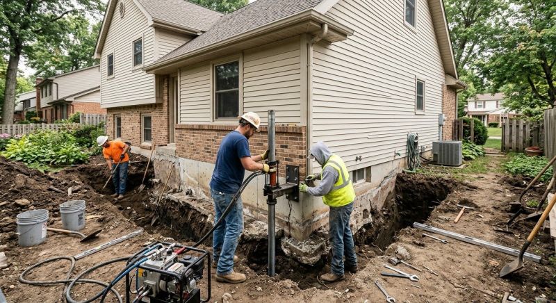 House Foundation Repair in Ashland, MA