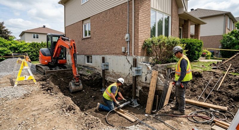 House Foundation Repair in Ashland, MA