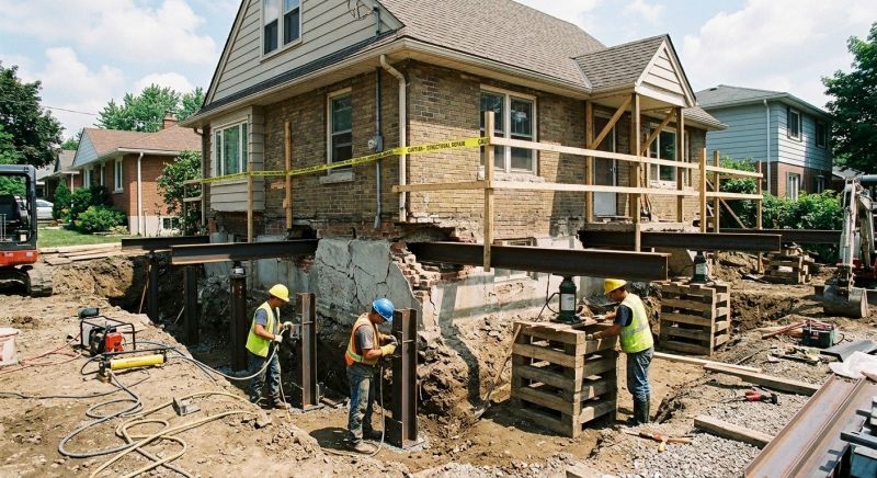 House Foundation Repair in Bristol County, RI