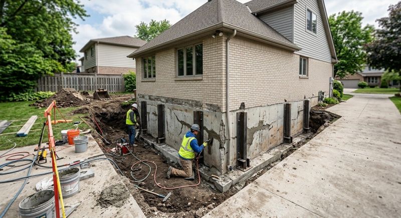House Foundation Repair in East Providence, RI